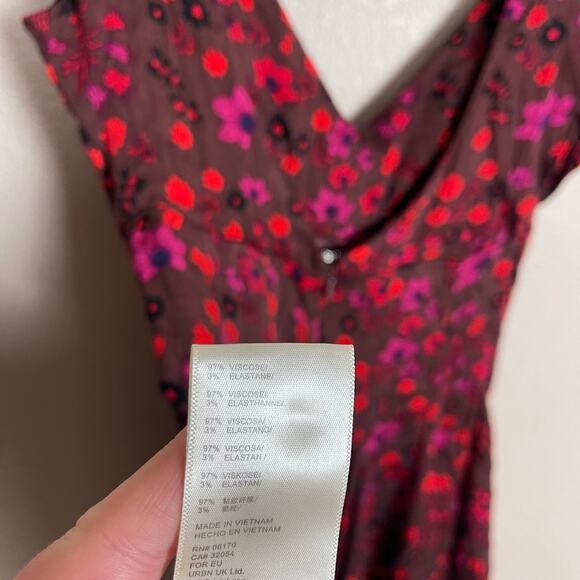 Free People It Takes Two Wrap Dress in Plum Size Small - Picture 9 of 11